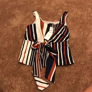 Express dress tank with tie